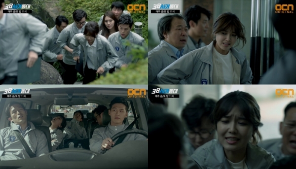 ▲38사기동대 수영(사진=CJ E&M)