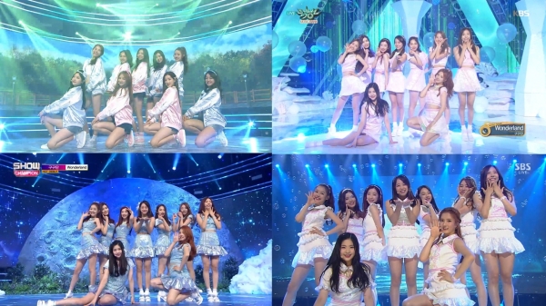 ▲구구단(사진=MBC뮤직 '쇼챔피언', KBS2 '뮤직뱅크', SBS '인기가요')