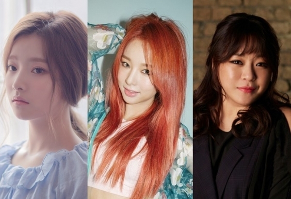 ▲벤, 솔지, 이영현(사진=각 소속사)