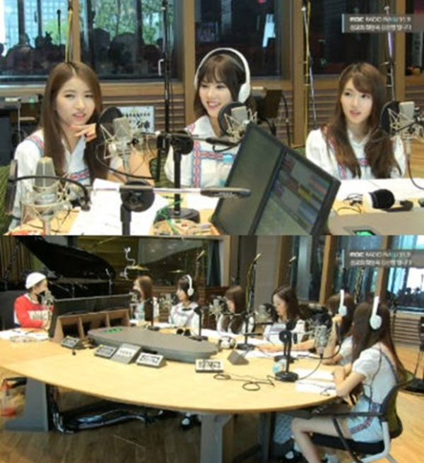 ▲'정오의 희망곡' 여자친구(사진=MBC FM4U)