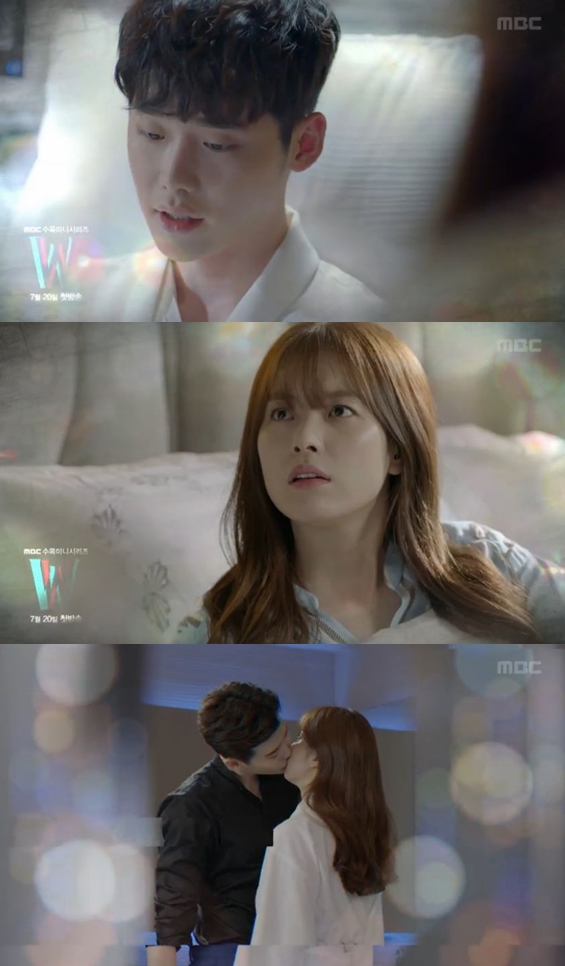 ▲(출처=MBC 수목드라마 'W' 예고 영상 캡처)