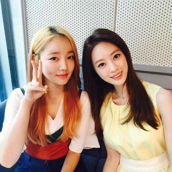 ▲문지인, 양정원(사진=SBS '최화정의 파워타임' 공식 인스타그램)