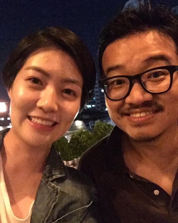▲배우 심은경, 연상호 감독(사진=심은경 인스타그램)