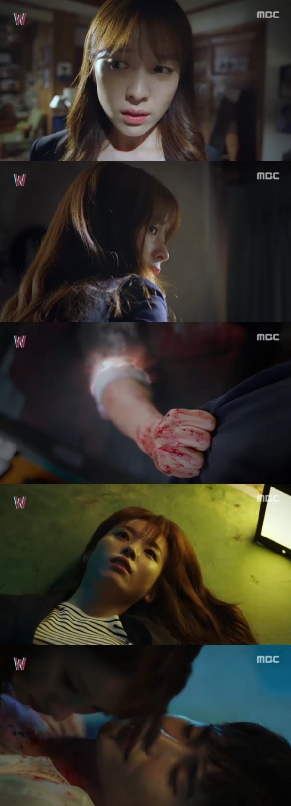 ▲'W' 한효주 이종석(사진 =MBC)