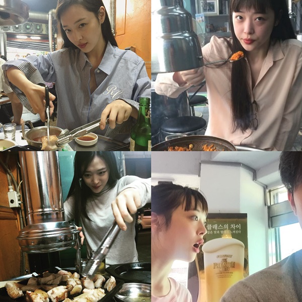 ▲설리(사진=최자 인스타그램)