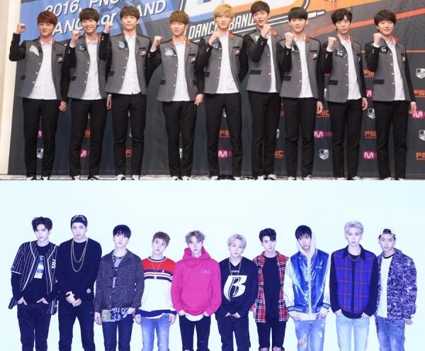 ▲FNC 네오즈, 펜타곤(사진=CJ E&M, 큐브엔터테인먼트)