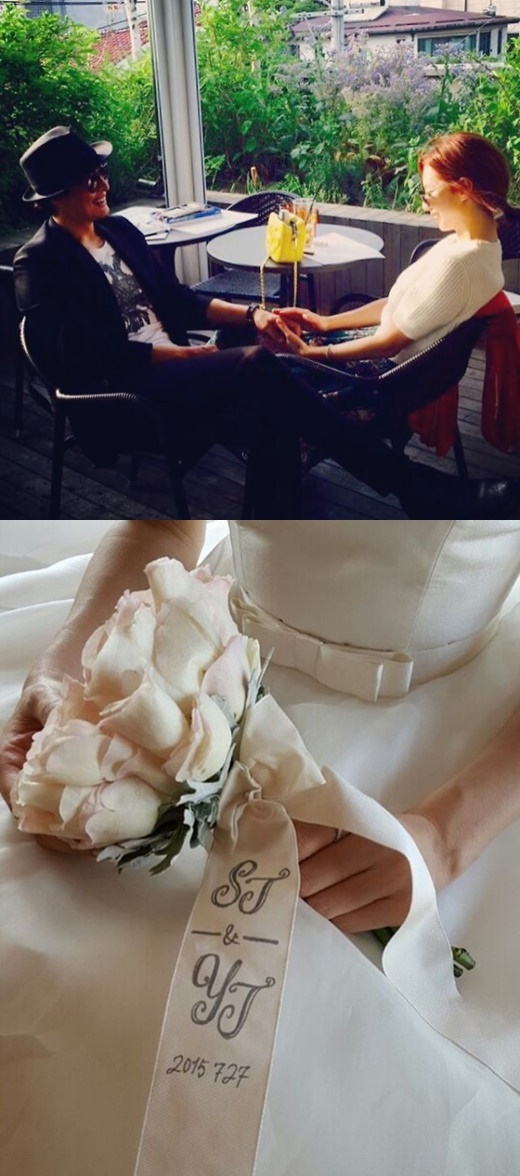 (사진=박수진, 배용준 인스타그램)
