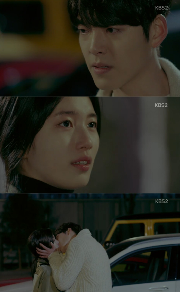 ▲‘함부로 애틋하게’ 7회 김우빈 수지(사진=KBS2)