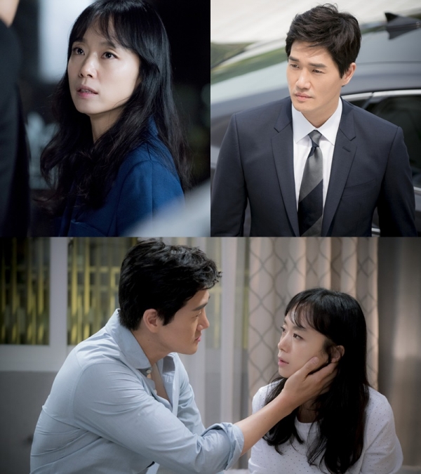 ▲'굿와이프' 전도연 유지태(사진= tvN )