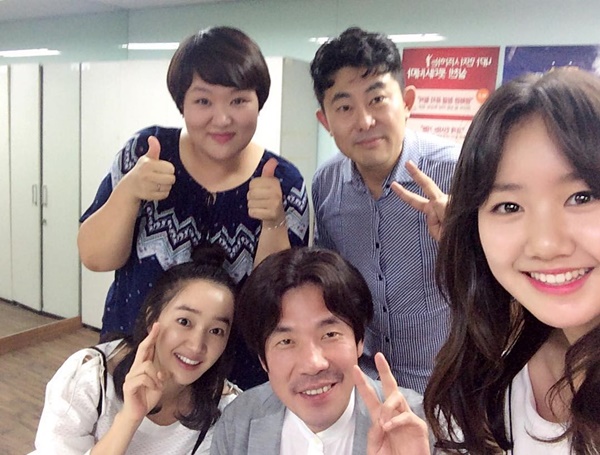 ▲배우하재숙, 수애, 오달수, 진지희, 감독 김종현(사진=진지희 인스타그램)