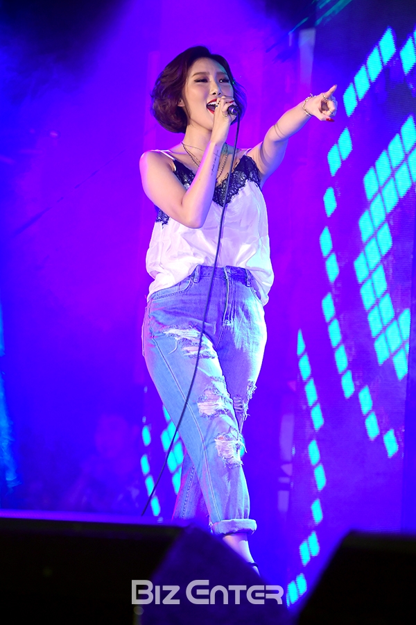 ▲마마무 화사(사진=윤예진 기자 yoooon@)