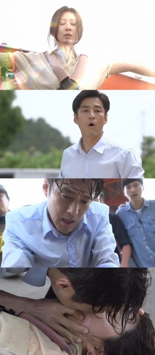 ▲'끝에서 두 번째 사랑' 김희애 지진희(사진=SBS 주말 특별기획 '끝에서 두 번째 사랑' 김희애 지진희 캡처)