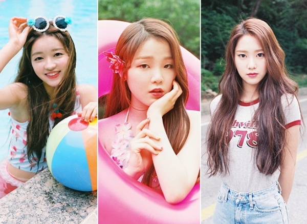 ▲(왼쪽부터) 유아, 승희, 지호(사진=WM엔터테인먼트)
