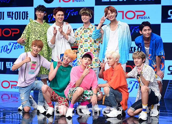 ▲업텐션(사진=윤예진 기자 yoooon@)