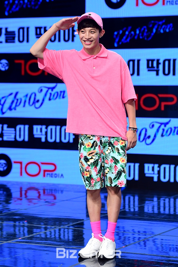 ▲업텐션 진후(사진=윤예진 기자 yoooon@)