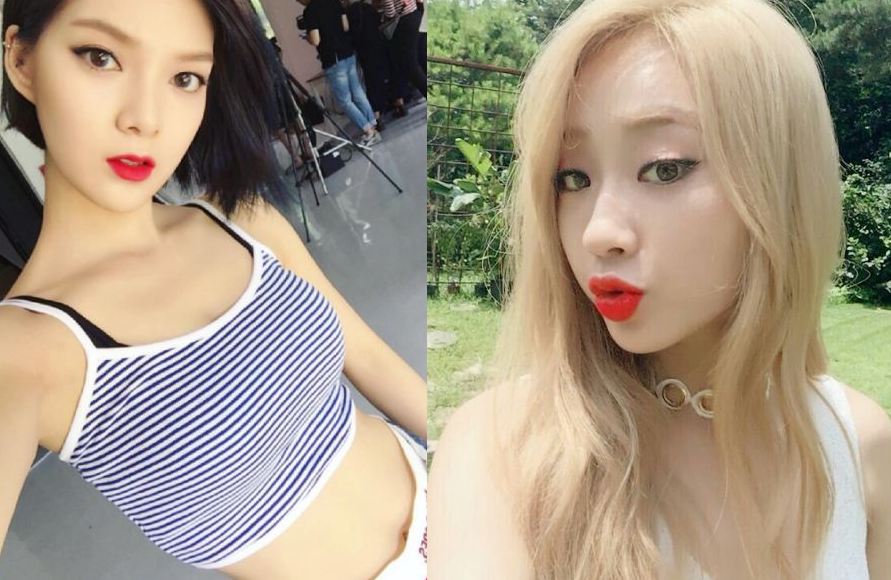 (사진=경리/소진 인스타그램)