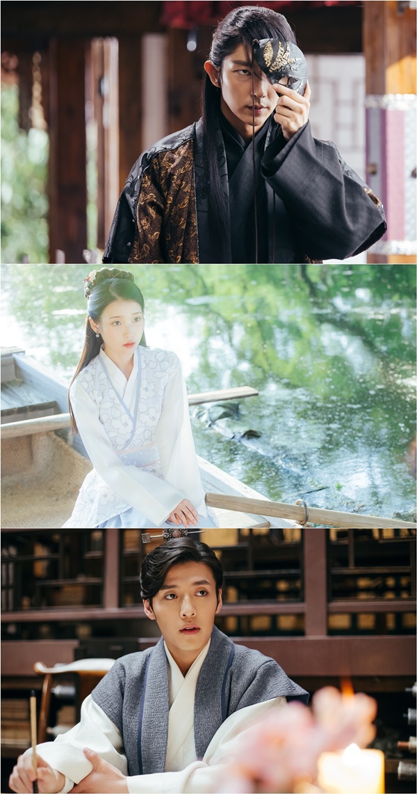 ▲SBS 새 월화드라마 '달의 연인 - 보보경심 려' 이준기 아이유 강하늘(사진='달의 연인' 제공)