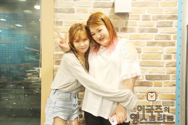 ▲현아(좌), 이국주(사진=SBS)