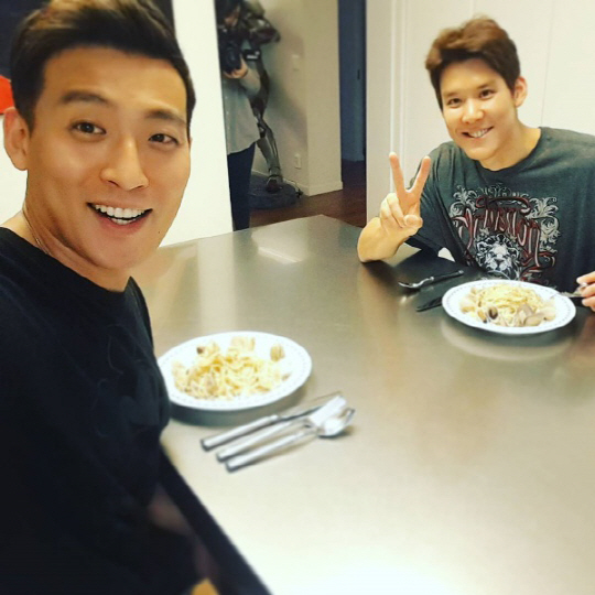 ▲박태환, 서인 아나운서(서인 아나운서 인스타그램)