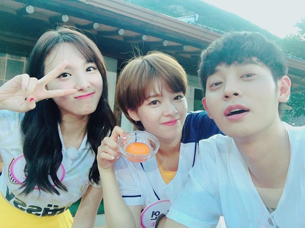 ▲트와이스 나연, 정연, 정준영(사진=정준영 인스타그램)