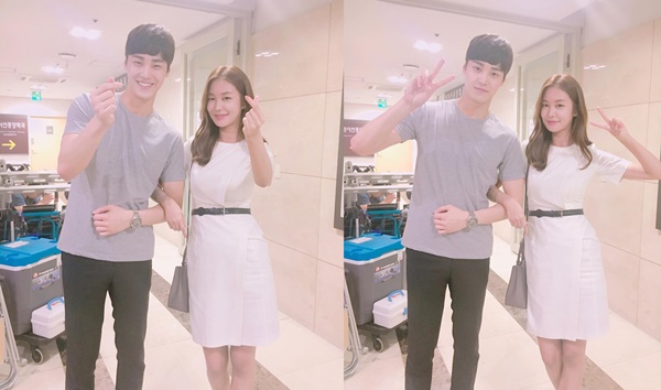 ▲배우 이태환, 정유진(사진=정유진 인스타그램)