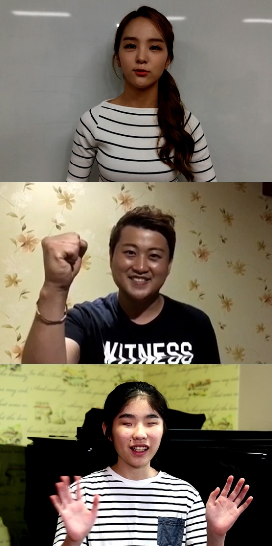 ▲'스타킹'에 출연해 화제가 됐던 송소희, 김호중, 예은 (사진=SBS)