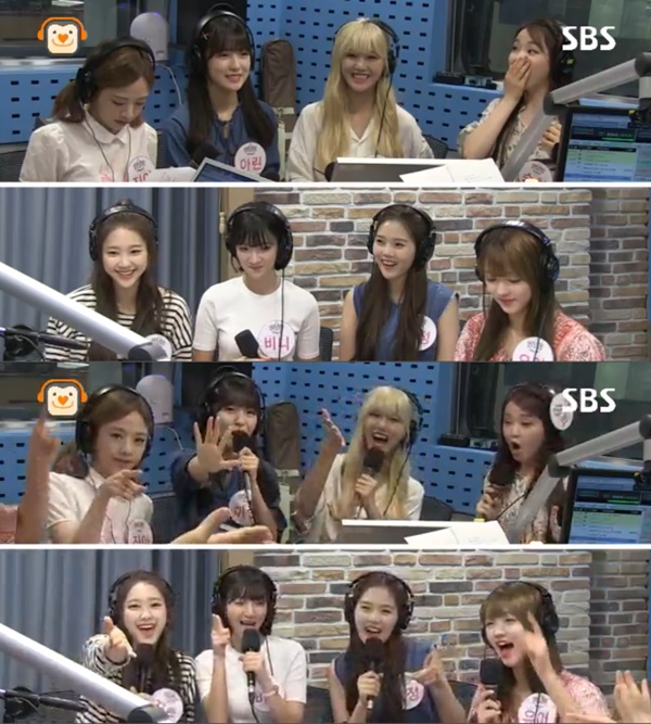 ▲그룹 오마이걸(사진=SBS '김창렬의 올드스쿨' 캡처)