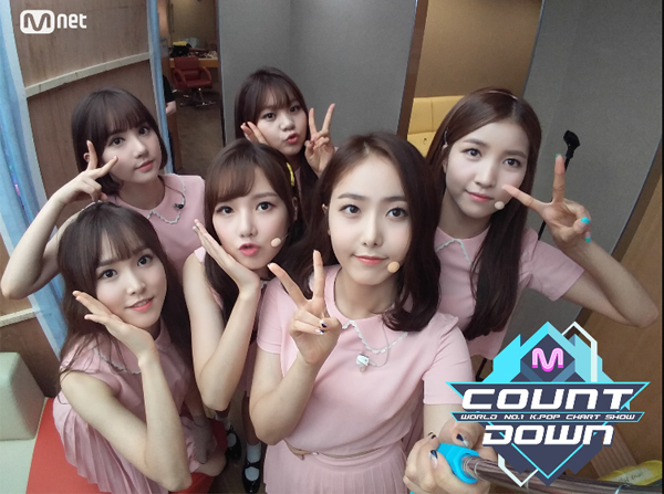 ▲'엠카운트다운' 여자친구(사진=Mnet 엠카운트다운 트위터)