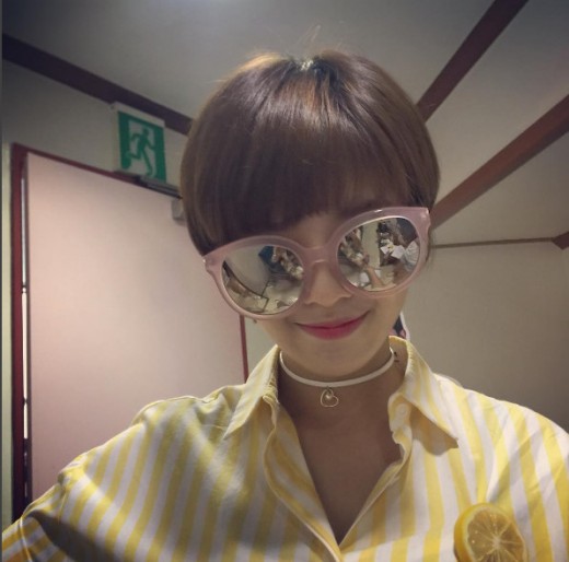 ▲공승연이 올린 정연 셀카(공승연 인스타그램)