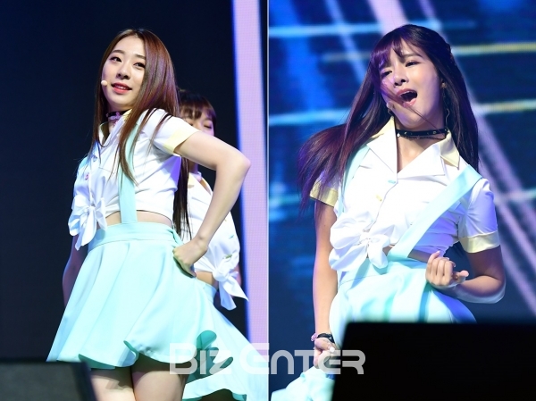 ▲유연정(왼쪽) 엑시(사진=윤예진 기자 yoooon@)