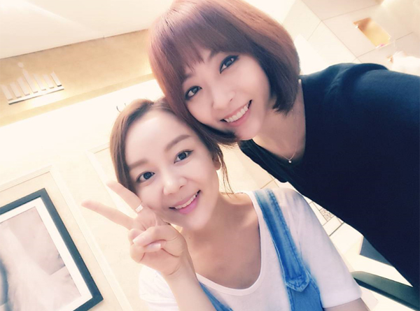 ▲'사랑이 오네요' 백보람 심은진(사진=심은진 인스타그램)