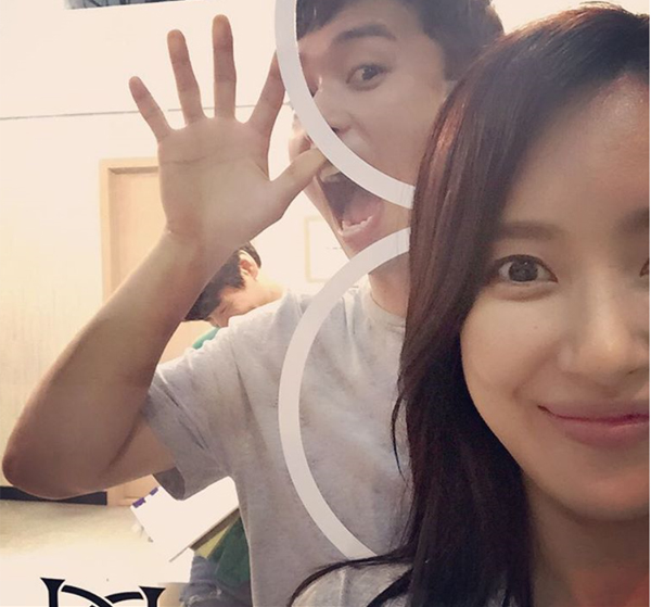 ▲'여자의 비밀' 김윤서가 즐거운 촬영 일상을 전했다.(사진=김윤서 인스타그램)
