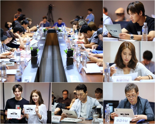 ▲'THE K2' 대본리딩 현장(사진= tvN )