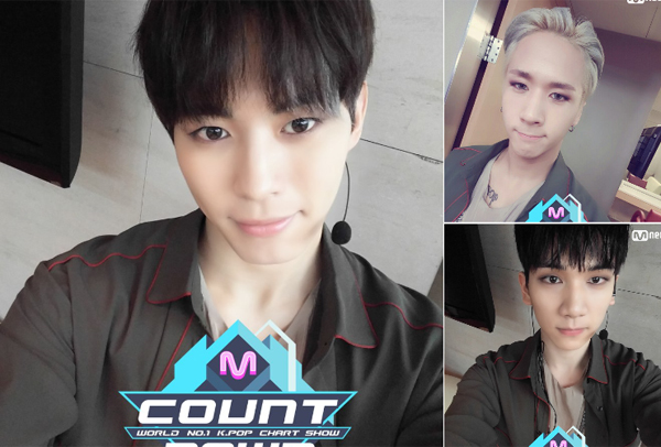 ▲'엠카운트다운' 빅스 홍빈 라비 혁(사진=Mnet 엠카운트다운 트위터)