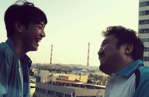 ▲배우 김영광, 마동석(사진=김영광 인스타그램)