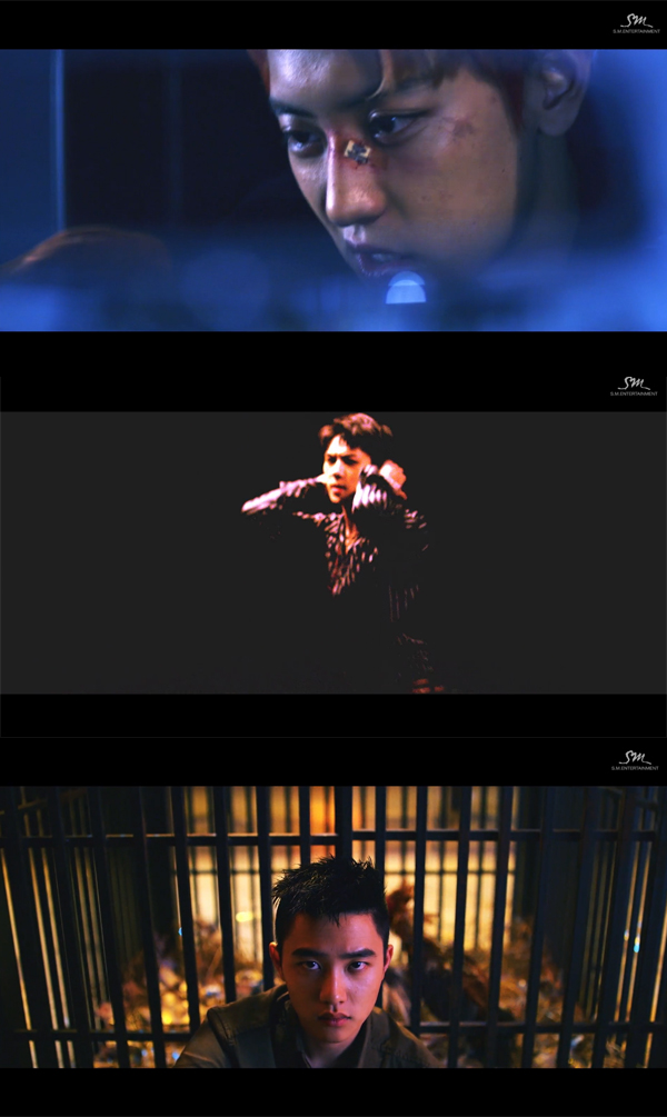 ▲엑소 'lotto' 뮤직비디오 캡처(사진=네이버 V라이브)