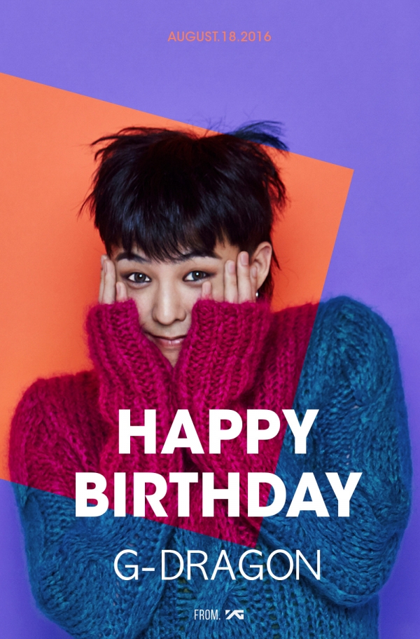 ▲지드래곤 생일 축하 이미지(사진=YG엔터테인먼트)