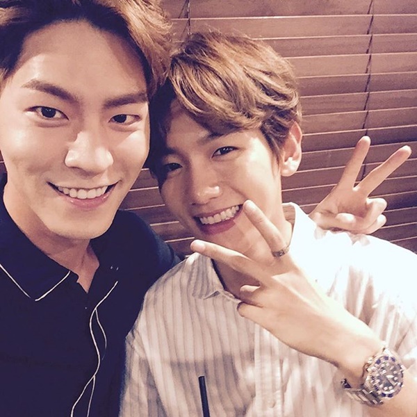 ▲배우 홍종현, 엑소 백현(사진=홍종현 인스타그램)