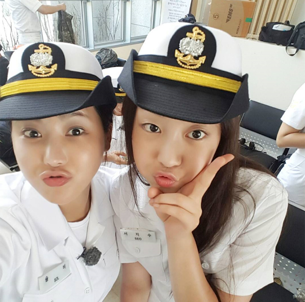 ▲'진짜사나이' 솔비 러블리즈 서지수(사진=솔비 인스타그램)