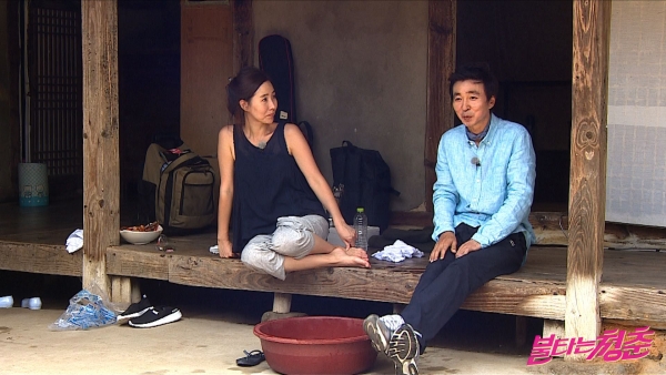 ▲열애 사실을 인정한 김국진 강수지 커플(사진=SBS '불타는 청춘')