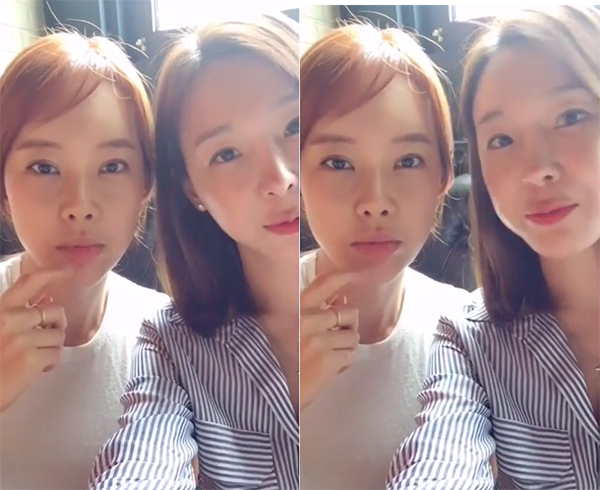 ▲'해피투게더' 백지영 이지혜(사진=백지영 인스타그램)