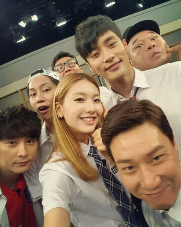 ▲'아는 형님'에 출연한 김진경과 성훈(사진=김진경 SNS)