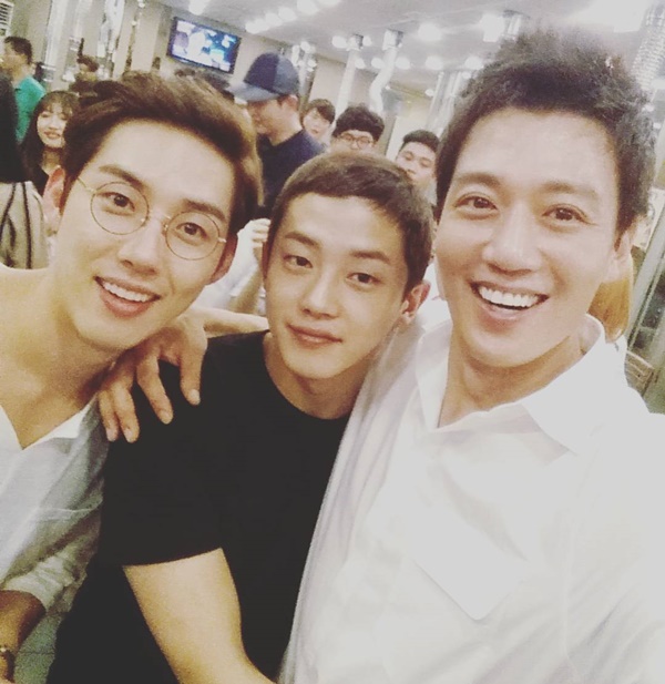 ▲배우 백성현, 김민석, 김래원(사진=김민석 인스타그램)