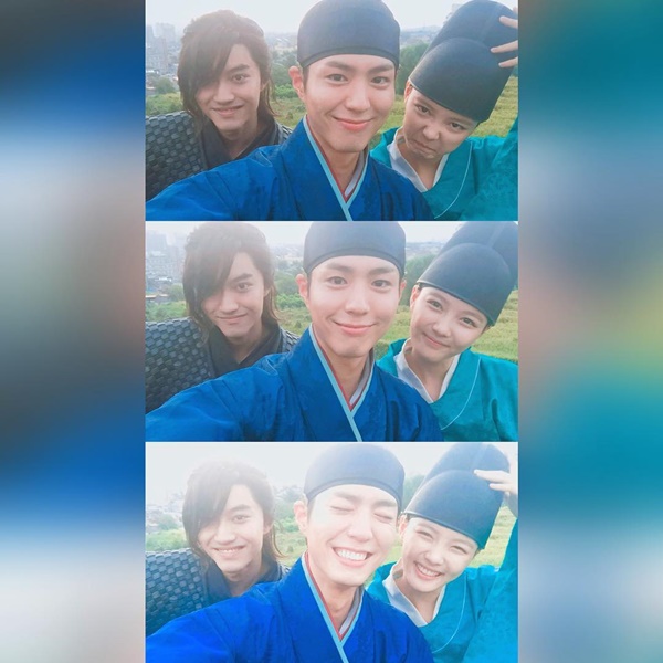 ▲배우 곽동연, 박보검, 김유정(사진=김유정 인스타그램)