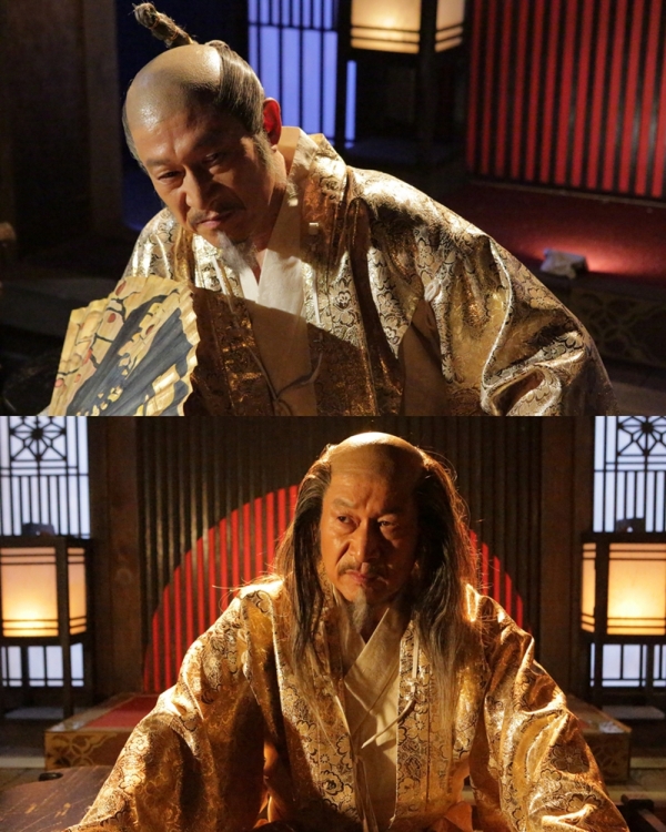 ▲'임진왜란1592' 도요토미 히데요시 김응수(출처=KBS1 '임진왜란1592')