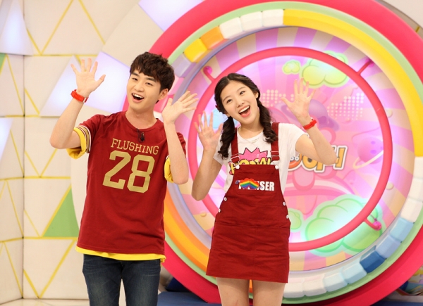 ▲'보니하니' 진행중인 조은서(출처=EBS)