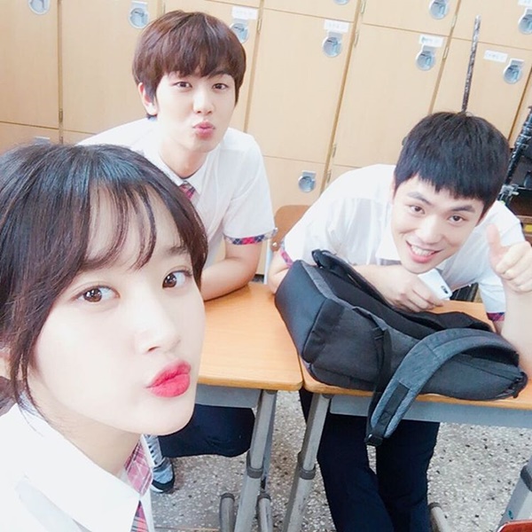 ▲배우 문가영, 안우연, 김정현(사진=김정현 인스타그램)