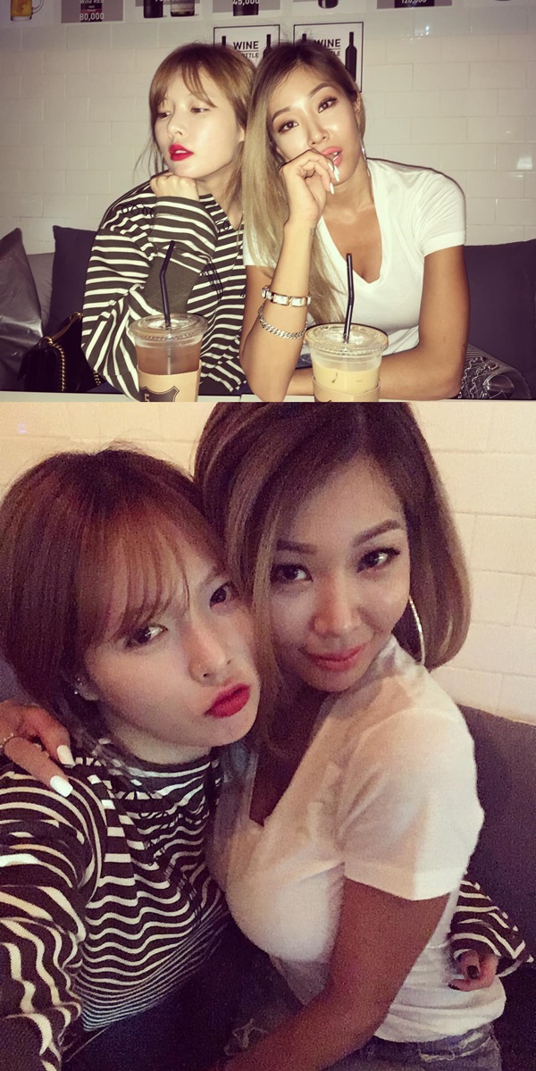 ▲가수 현아, 제시(사진=현아 인스타그램)