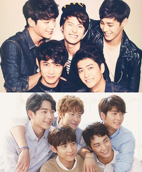 ▲그룹 서프라이즈(서강준, 유일, 공명, 강태오, 이태환)(사진=판타지오 공식 인스타그램)