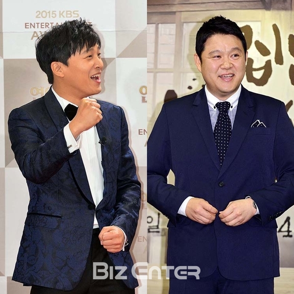 ▲김구라·차태현(출처=비즈엔터)
